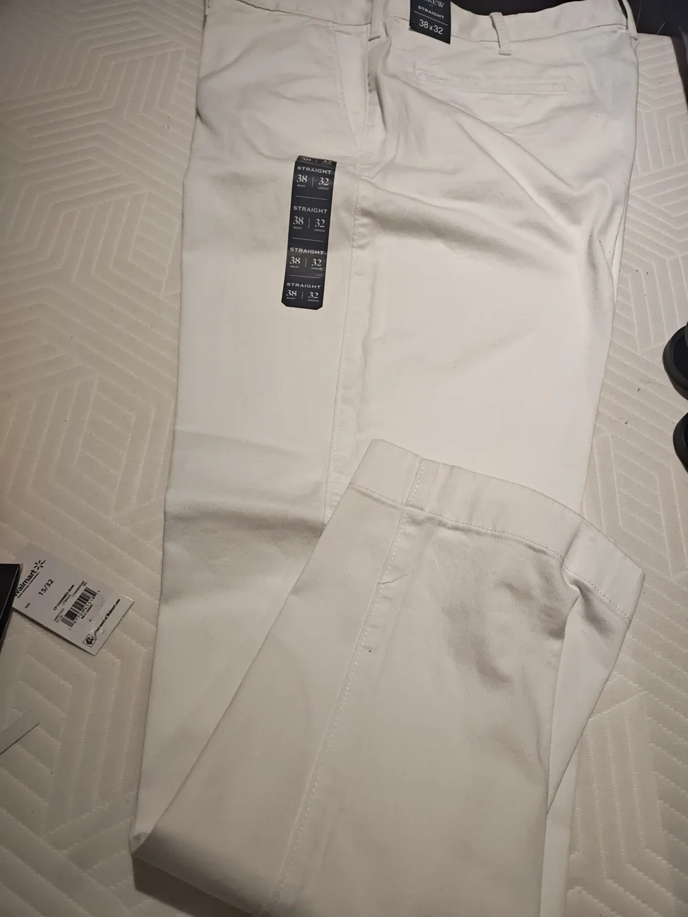 J. Crew Men's Straight-Fit Pants in White